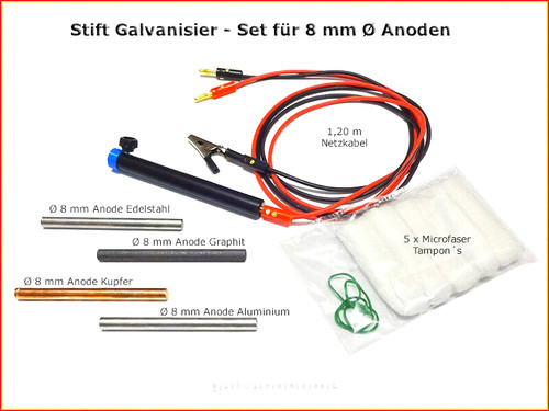 Stift galvanik galvanisier - galvanik, set